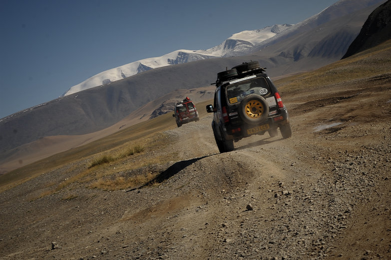 Driving in Mongolia