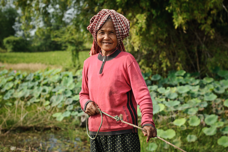 Old Cambodian Woman