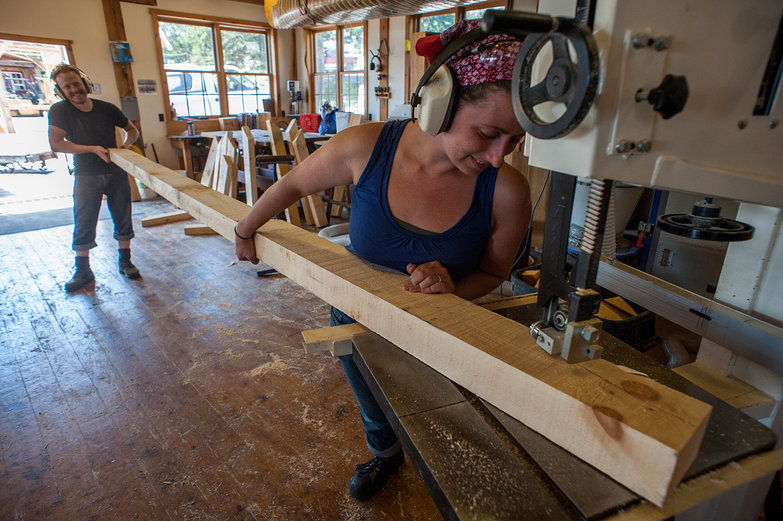 Us Shaping a Rafter